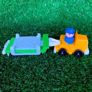 Vintage Fisher Price Little People Truck and Trailer